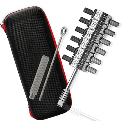 Image of Loboo Idea Ford Tibbie Pick &amp; Decoder Hand Tool, 6 Cylinder Reader Automotive Lock Tools Locksmith with a Portable Canvas Storage Bag