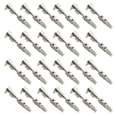Image of OTOTEC 40pcs Automotive Connector Wiring Harness Terminals 10335701 357972740D 963530 Crimp Repair Terminal Compatible with VW Audi Pin