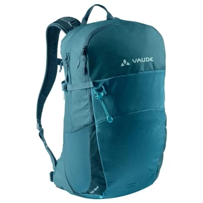 Image of VAUDE Hiking Backpack Wizard in blue 18+4L, Water Resistant for Women &amp; Men, Comfortable Trekking with Well Designed Carrying System Practical Compartmentalization
