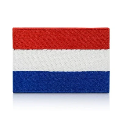 Image of Netherlands Flag Iron on Patch Dutch ironable Patch, Embroidery Holland Badges Finally Home