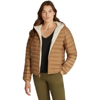 Image of Tommy Hilfiger Reversible jacket Light safari, Women&#039;s, Size: XL, Safari