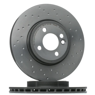 Image of 34116774986, 34116858652 Brake disc BREMBO XTRA LINE 09.A047.3X 294mm 22mm 4 perforated/vented Coated High carbon MINI: Clubman, Hatchback, Hatchback