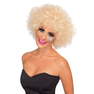 Image of Smiffys Unisex Funky Afro Wig (Blonde)