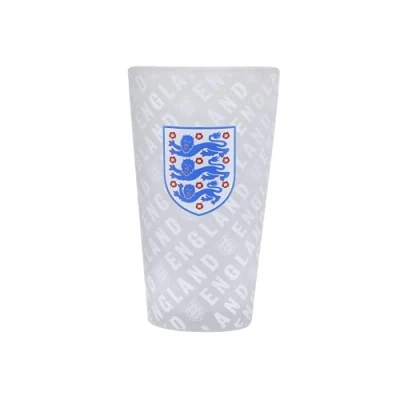 Image of FOCO Football World Cup European England Frosted Tumbler Glass Kitchenware Drinking