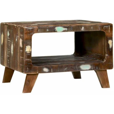 Image of vidaXL Coffee Table 50x50x35 cm Solid Wood Reclaimed