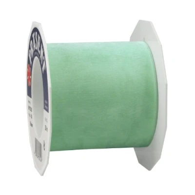 Image of C.E. Pattberg Sheer Organza Ribbon Mint Green, 27 Yards Gift Wrap Ribbon, 2.8 inches Width, Accessories for Decoration &amp; Handicrafts, Presents, Every Occasion