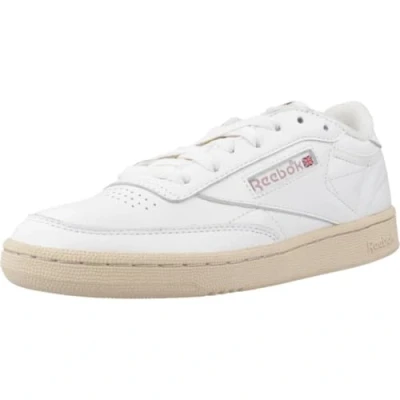 Image of Reebok Classic CLUB C 85 Vintage Trainers, Women&#039;s, Size: 6, Footwear white/chalk infused lilac Leather and textile