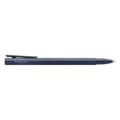 Image of Faber Castell Neo Slim Aluminium Rollerball Pen Dark Blue