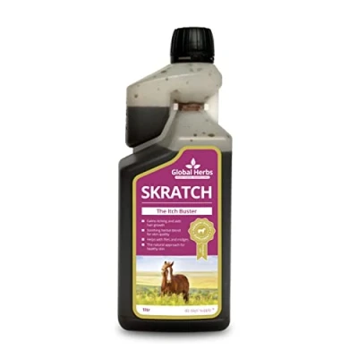 Image of Global Herbs Skratch Itch Buster Liquid 1 Litre, Clear