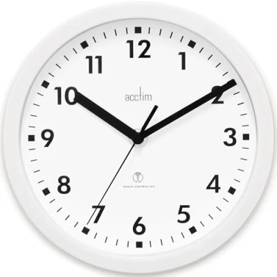 Image of Acctim Nardo White Clock