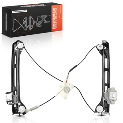 Image of Frankberg 1x Electric Window Regulator Front Left 2/3 Doors Compatible with Beetle 5C1 5C2 5C7 5C8 Hatchback Convertible 2011 2019 5C5837461C
