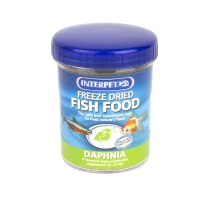 Image of Interpet Freeze Dried Aquarium Fish Food, Safe, Natural, Daphnia, 35g