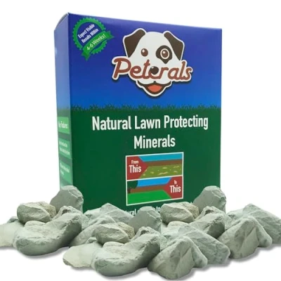 Image of Peterals 600g All Natural Mineral Rocks To Prevent Grass Burn Patches From Dog Urine