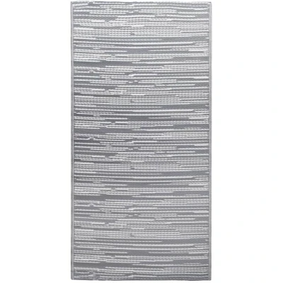 Image of vidaXL Outdoor Carpet ARAKIL Grey 190x290 cm PP