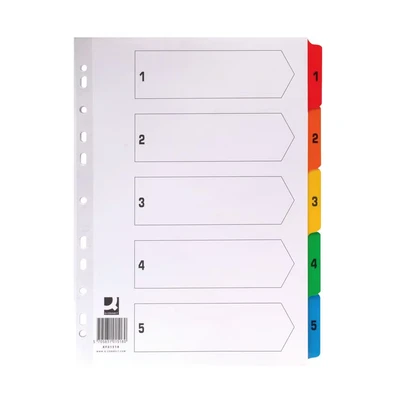 Image of Q Connect 1 5 Index Multi punched Reinforced Board KF01518