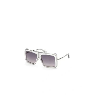 Image of Max Mara Woman MM0119 JEAN 20B Sunglasses Acetate Grey Smoke Squared Normal