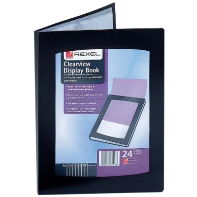 Image of Rexel A5 Clearview Display Book Black