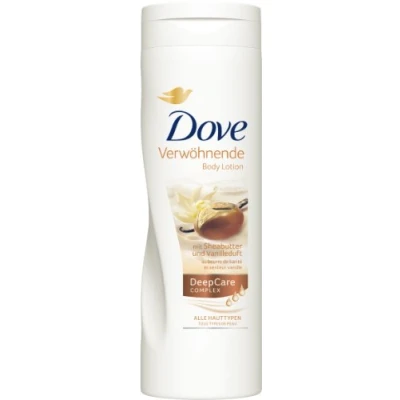 Image of Dove Indulgent Nourishing Body Lotion with Shea Butter and Vanilla Fragrance Pack of 2/2 x 400 ml