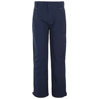 Image of Trespass Kids Walking Trousers Fully Lined 2 Pockets Decisive Navy