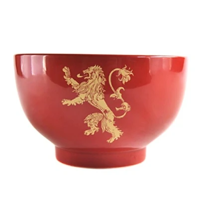 Image of Game Of Thrones Bowl Boxed (Lannister),14 (w) x 9 (h) 14 (d) cm