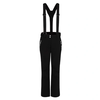 Image of Dare2b Effused II Pant womens Ski Salopette Waterproof &amp; breathable Recycled fabric adjustable waist system and braces, snow gaitors Short Leg