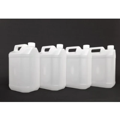 Image of h32 4 pack of 5 Litre Transparent Storage Cans/Containers