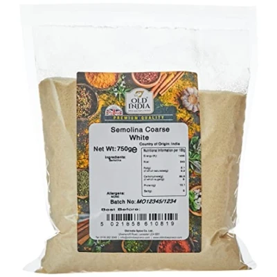 Image of Old India Semolina Coarse White 750g