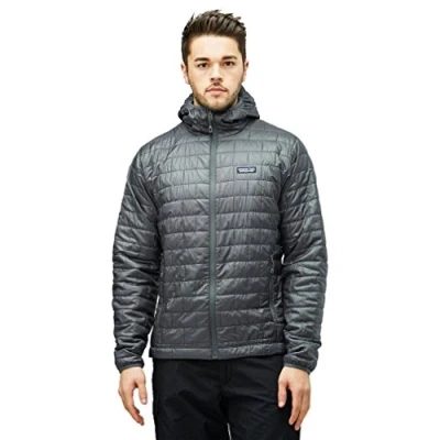 Image of Patagonia Men&#039;s Nano Puff Hoody Forge Grey, X Large
