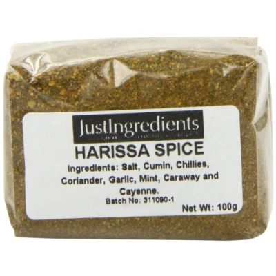 Image of JustIngredients Essentials Harissa Spice Blend, 100 g Pack of 5