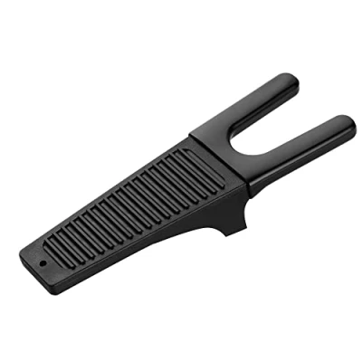 Image of Jazooli Heavy Duty Boot Jack Welly Remover Puller with Scraper Cleaner Durable Construction, Ideal For Wellingtons Riding or Walking Boots and Muddy Shoes, Black