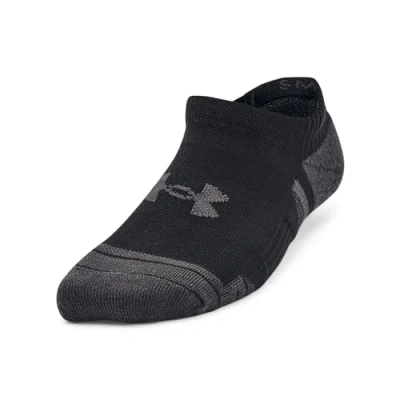 Image of Under Armour Kids Tech No Show 3 Pack Socks Juniors Black 4 7.5