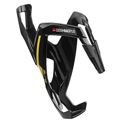 Image of Elite Custom Race Plus Bottle Cage, Black/Yellow