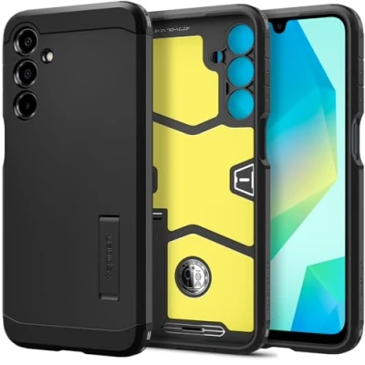 Image of Spigen Tough Armor TPU Back Cover Black Samsung Galaxy A16/A16 5G