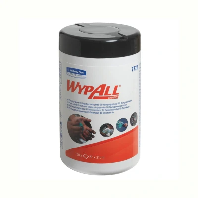 Image of Wypall Multi Purpose Cleaning Wipes 1 Ply Green x50 (Pack of 6) 7772