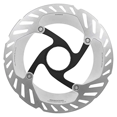 Image of Shimano Ultegra RT CL800 Ice Tech FREEZA rotor with internal lockring and magnet, 160 mm, Silver