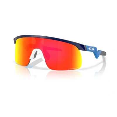 Image of Oakley Kid OJ9010 RESISTOR 901034 Sunglasses O_matter Blue Red Mask Normal