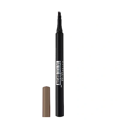 Image of Maybelline Tattoo Brow Micro Eyebrow Microblading Pen Tint, Deep Brown, Packaging may vary