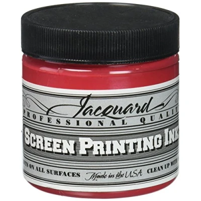 Image of Jacquard Professional Screen Printing Inks 4Oz Opaque Red