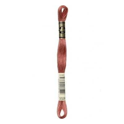 Image of DMC Stranded Cotton Embroidery Thread 3328 per Skein