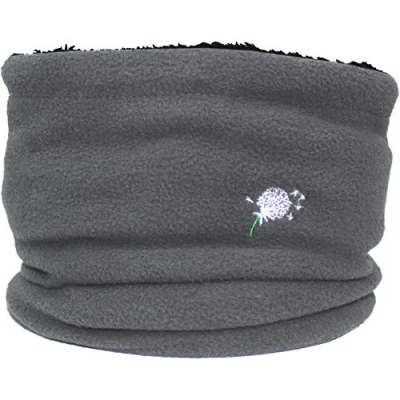 Image of TeddyTs Women&#039;s Dendelion Fluffy Fleece Snood Scarf (Grey)