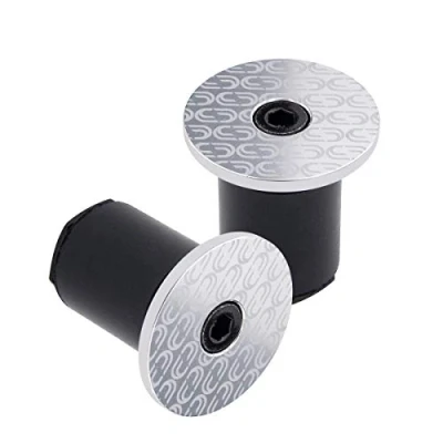 Image of Deda Elementi Loop Bar End Plugs, Silver
