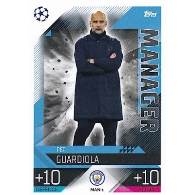 Image of Topps Match Attax Extra 2022/23 Pep Guardiola Manager Man 1