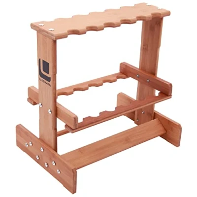 Image of Ultimate Compact Wooden Rod Rack stand