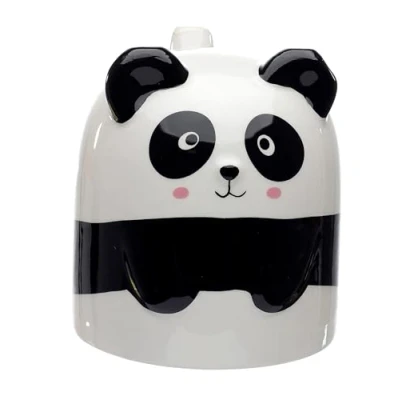 Image of Puckator Pandarama Upside Down Ceramic Shaped Tea Coffee Mug Funny Home Accessories Cute Gifts for Girlfriend Large Mugs Men Women Hot Drinks Cups Presents Secret Santa Gift Cup Set