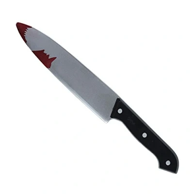 Image of Bristol Novelty BA2234 Bloody Kitchen Knife, Mens, One Size