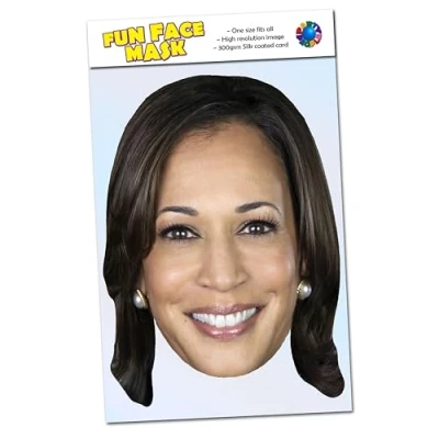 Image of Party People 1 x Kamala Harris Celebrity Face Mask Ready To Wear H