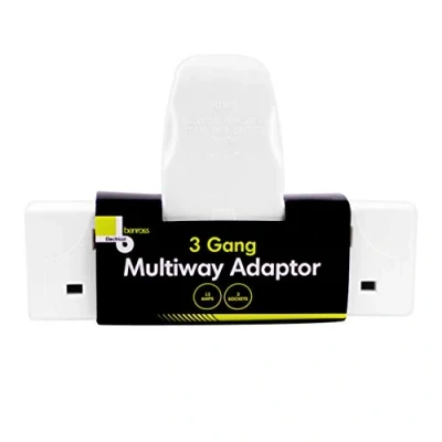 Image of Benross 3 Way Wall Adaptor, 13A