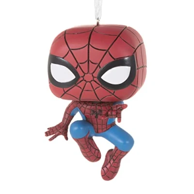 Image of Hallmark Marvel Spider Man Funko POP! Resin Christmas Ornament