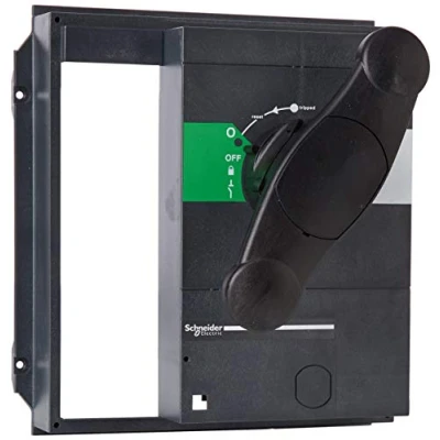 Image of Schneider Electric 33873 STANDARD BLACK DIRECT ROTARY HANDLE, White