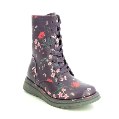 Image of Heavenly Feet Martina4 Women&#039;s Purple Boot (5)